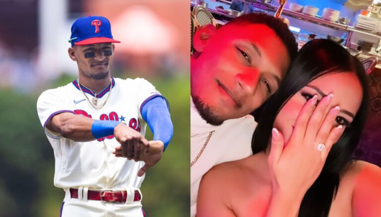 Johan Rojas with his girlfriend (wife-to-be) Viarmin Gomez