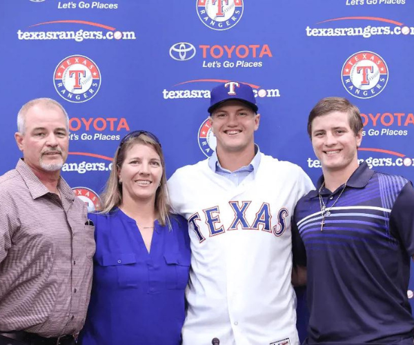 Josh Jung With His Family