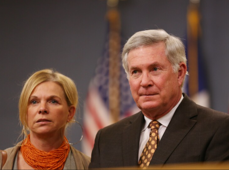 Mack Brown And His Wife Sally Brown