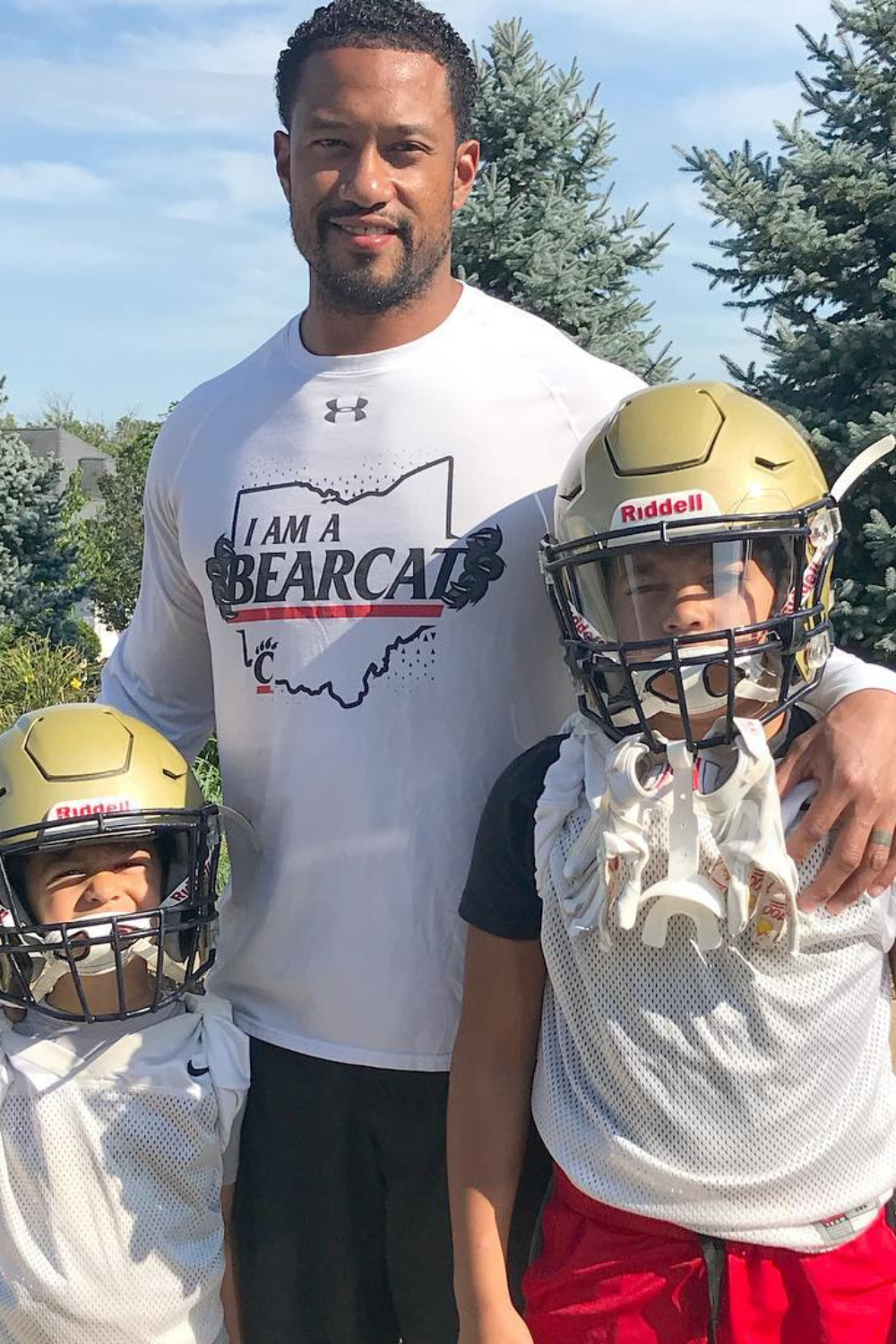 Marcus Freeman With His Kids