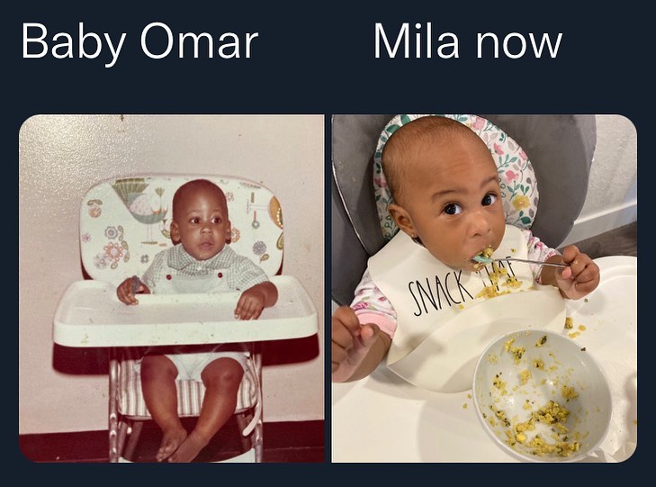 Omar Kelly & His Daughter Mila