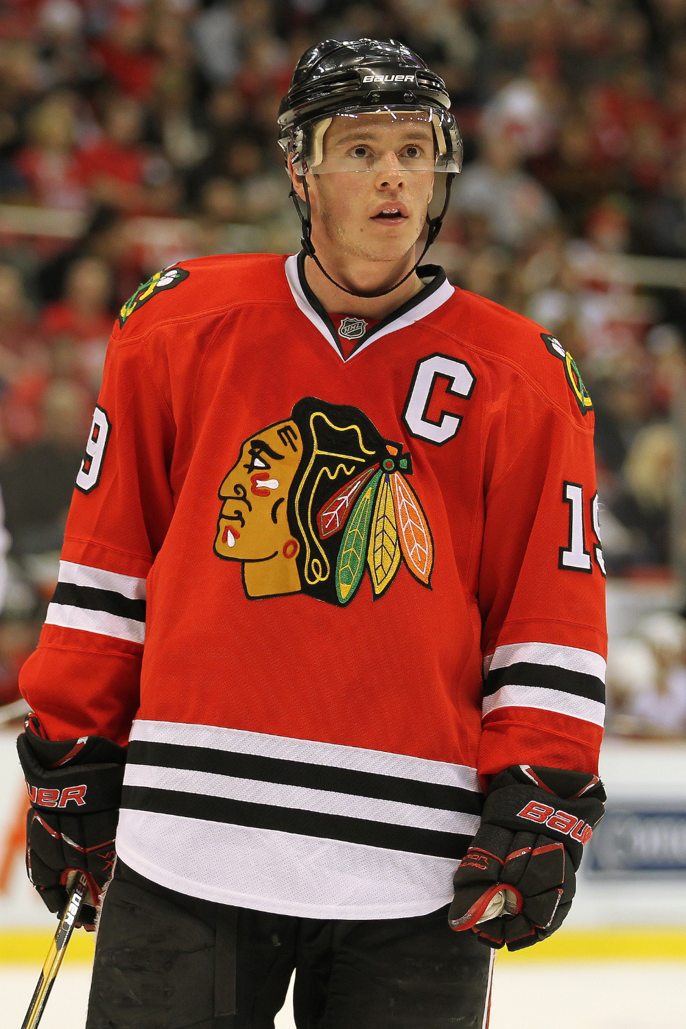 Professional Canadian Hockey Player Jonathan Toews