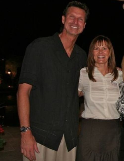 Retired MLB Player With His Wife, Lisa Wiehoff Johnson