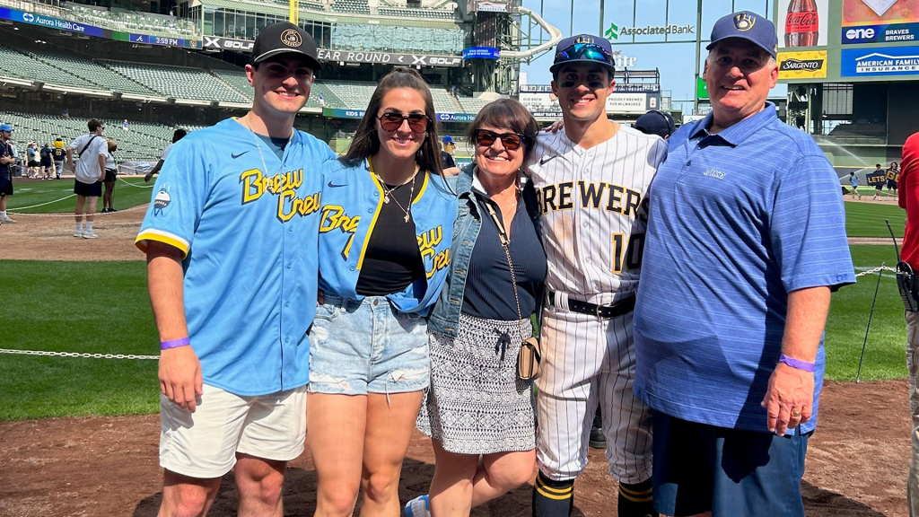 Sal Frelick With His Family