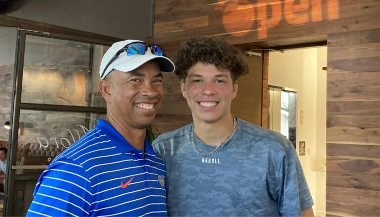Tennis Star Ben Shelton With His Father