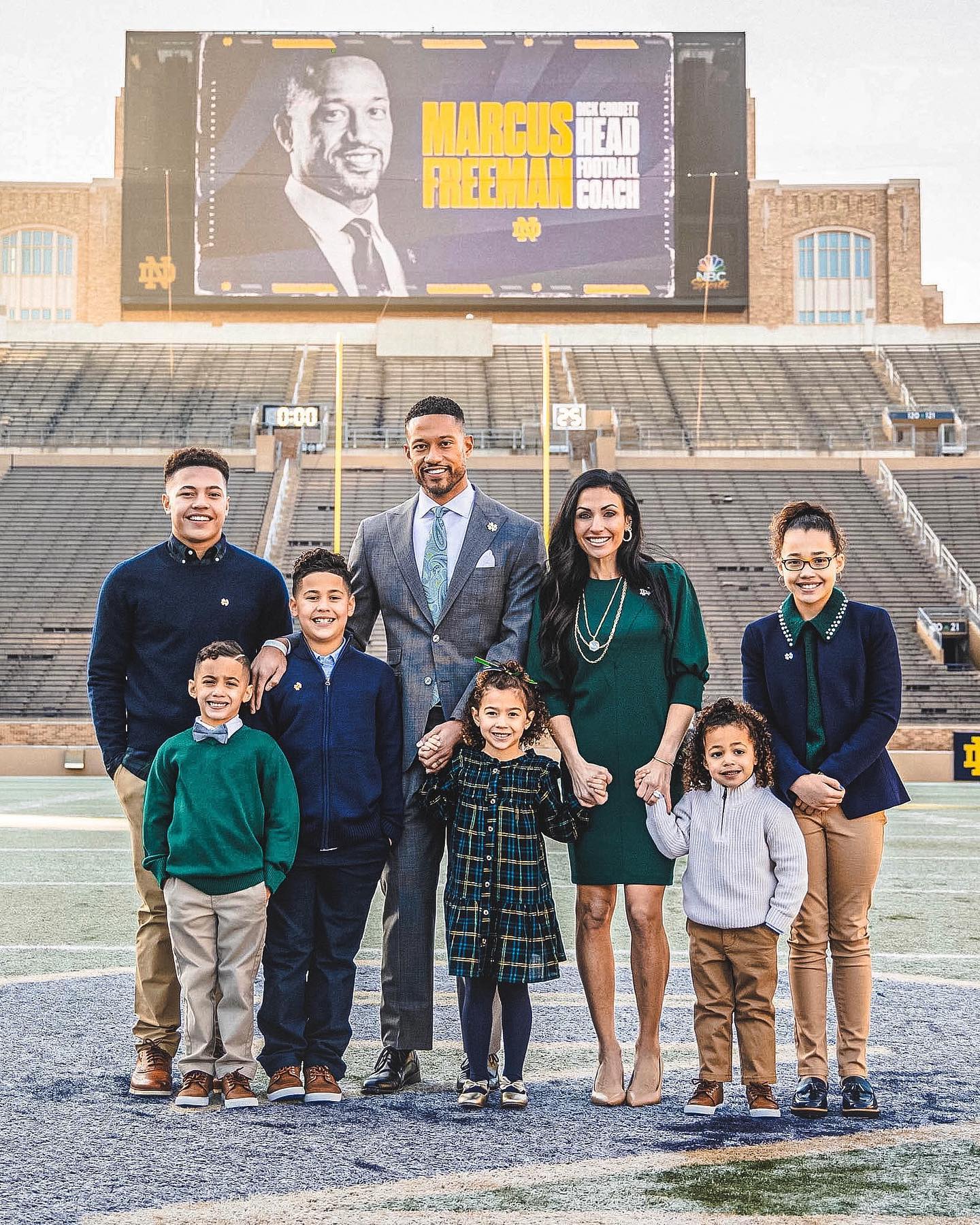 The Freedom Family; Marcus, His Wife And Kids