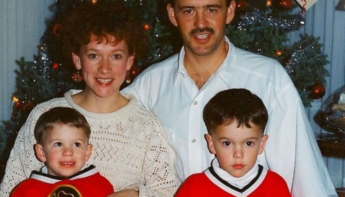 The Toews Family During Christmas
