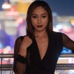 Tisha In A Stunning Black Look