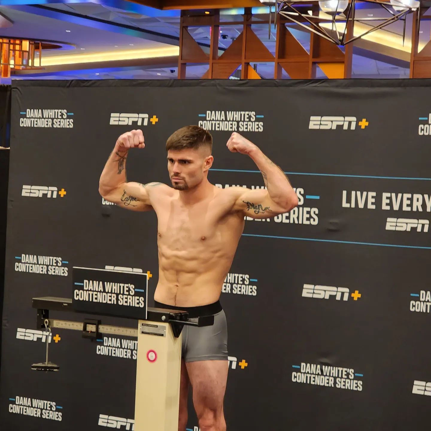 Trevor At The Weigh Ins