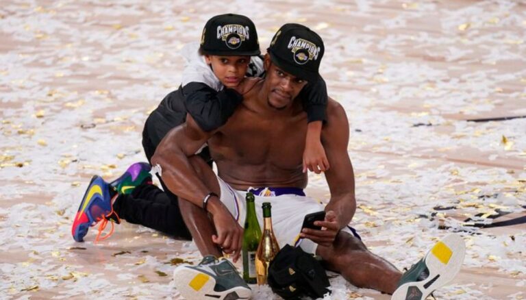 Rajon Rondo And His Son