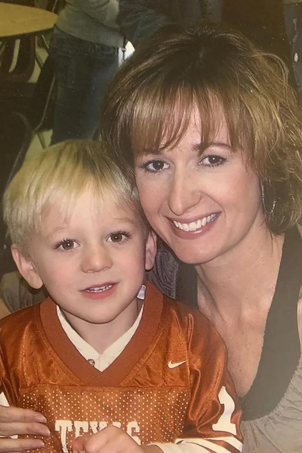 Young Quinn Ewers With His Mom