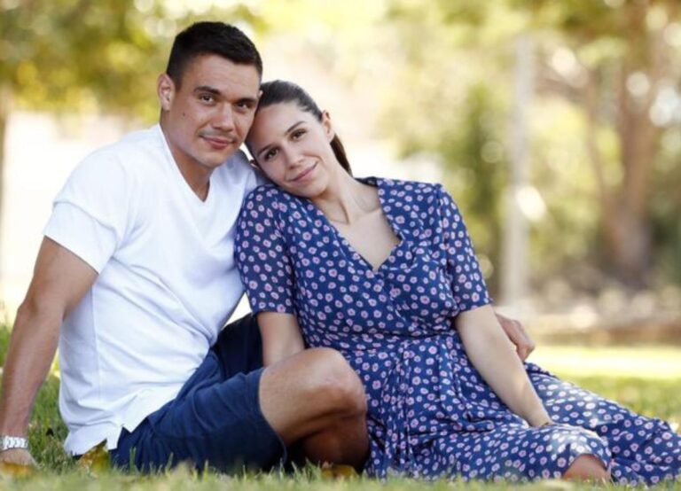 Tim Tszyu With His Girlfriend Alexandra