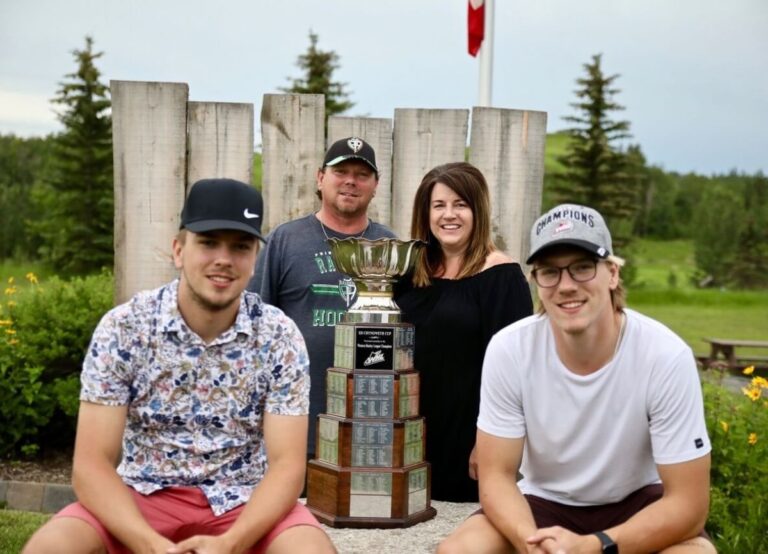 Parker Kelly With His Family