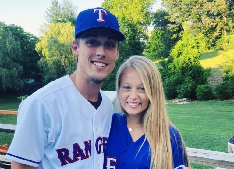 Evan Carter With His Wife