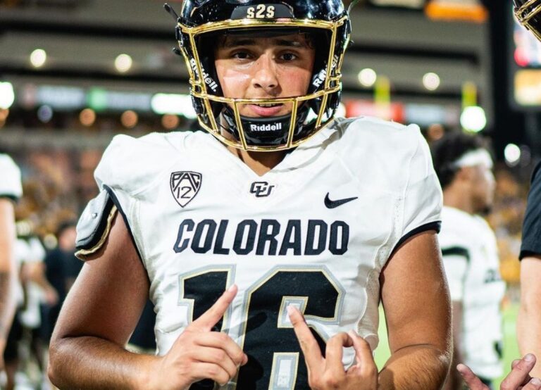 Alejandro Mata Pictured Celebrating After Scoring The Winning Kick Against ASU On October 8, 2023