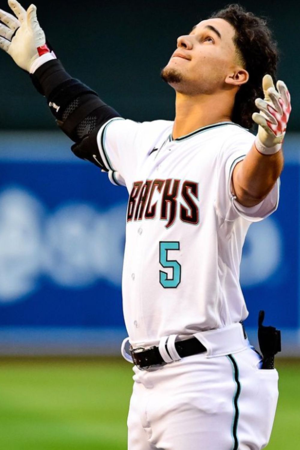 Alek Thomas of Team Mexico poses for a photo during the Team