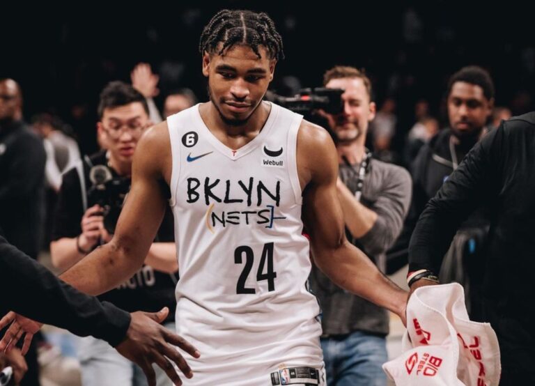 Cam Thomas Pictured Shaking Hands With His Teammates Earlier This Year In February