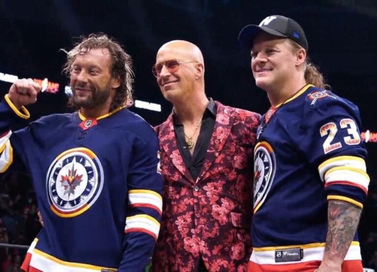 Don Callis Pictured With Chris Jericho, And Kenny Omega Earlier This Year In March