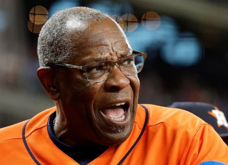 Dusty Baker Reacts After Being Ejected By The Umpires In Game 5 Against Rangers