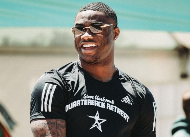Jalen Milroe Pictured During Training In 2022 In Santa Monica, California