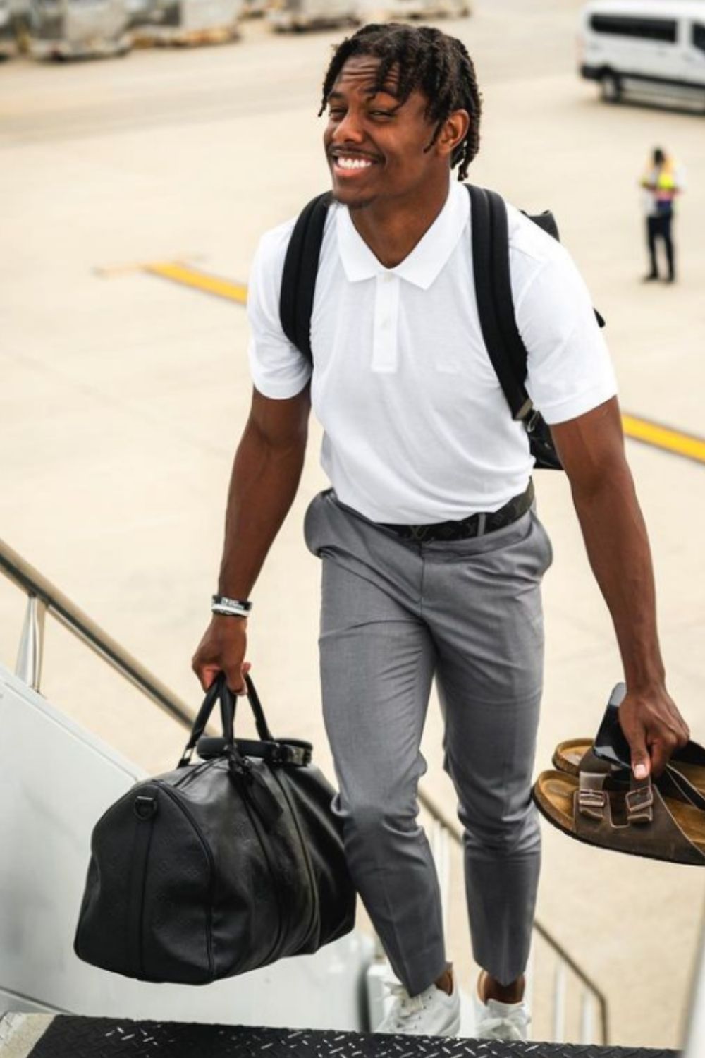 Johan Dotson Heads To The Airport