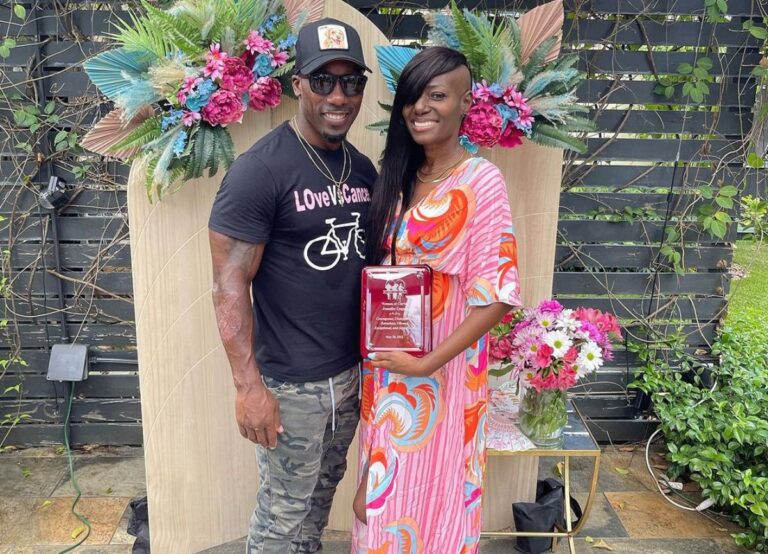Stefan Logan Pictured With His Wife Jennifer Logan On Their Three Years Anniversary