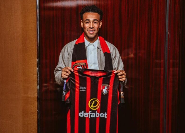 Tyler Adams Pictured Earlier This Year Joining Bournemouth FC From Leeds United