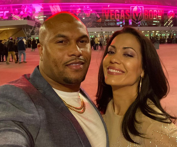 Antonio Pierce With His Wife Jocelyn