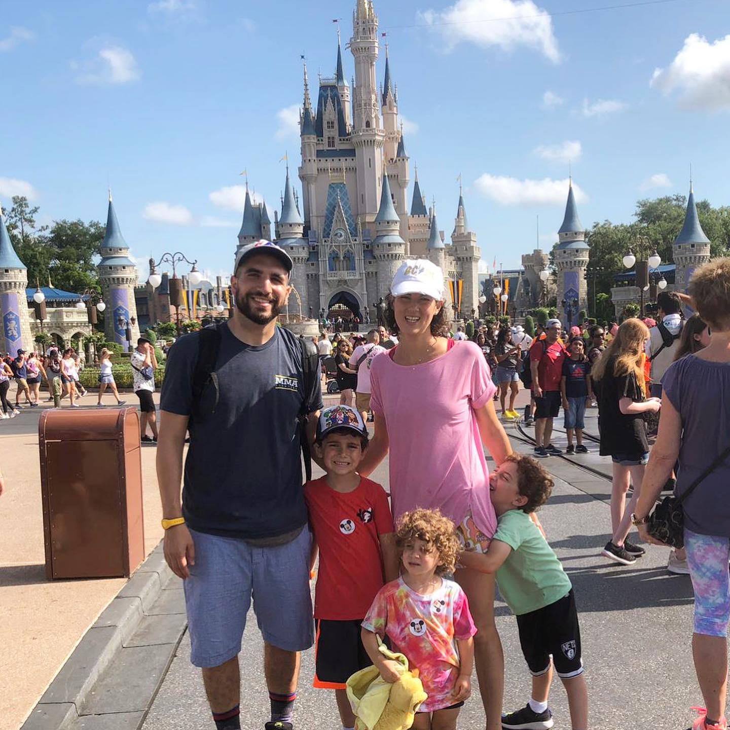 Ariel Helwani And His Wife, Jaclyn Stein, With Their Three Kids