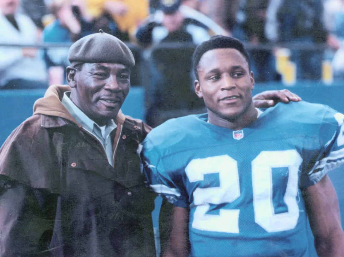 Barry Sanders With Father William