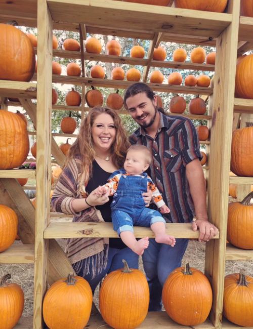 Dustin Rhodes' Daughter Dakota With Her Husband Bleau And Son