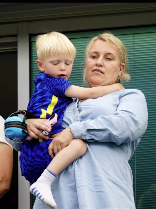 Emma Hayes And Her Son Harry