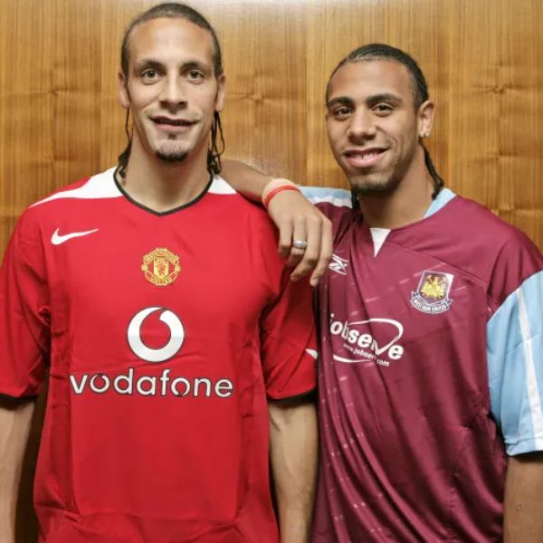 Former Soccer Player Rio Ferdinand With His Younger Brother, Anton Ferdinand