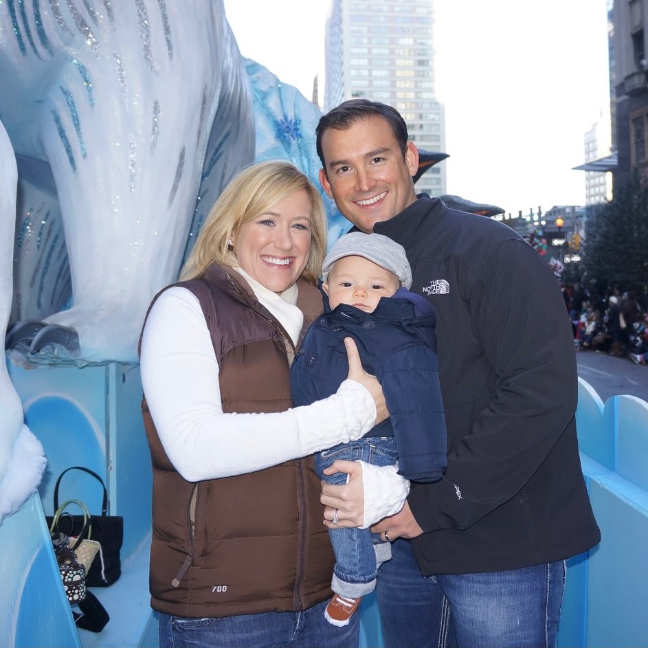 Jamie Apody With Her Husband, Paul Coleman And Son