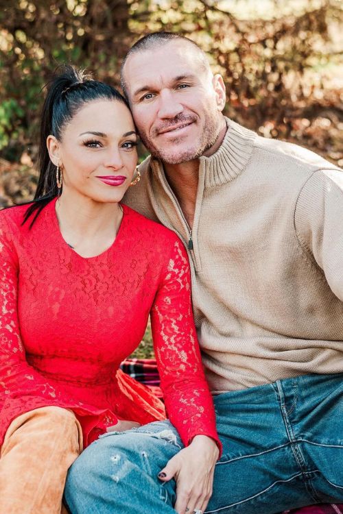 Kim Marie Kessler With Husband Randy Orton