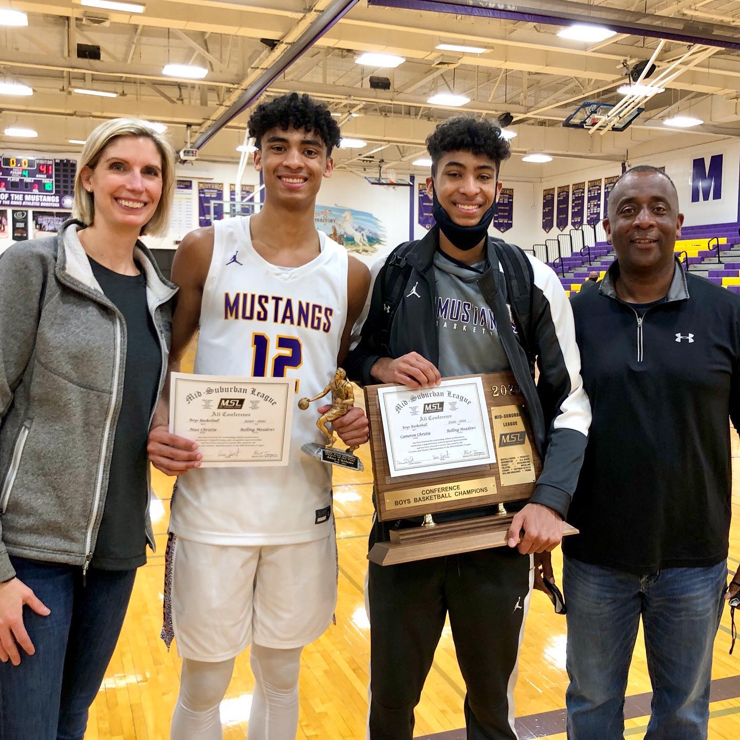 Max Christie With Family