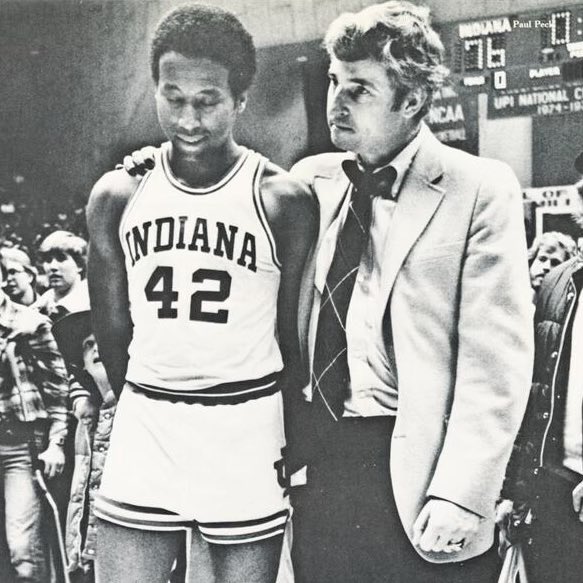 Mike Woodson With Bob Knight