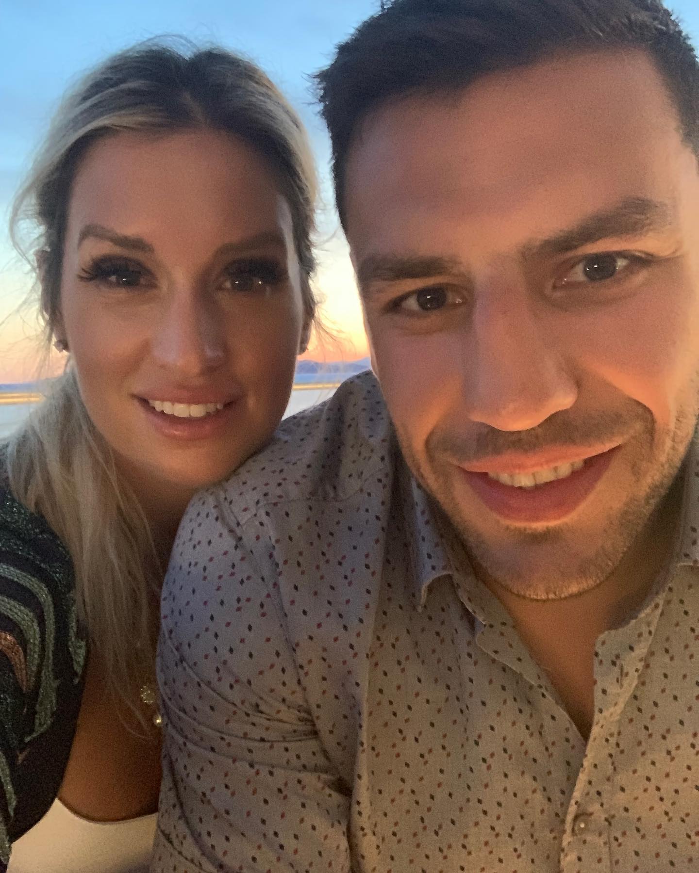 Milan Lucic With His Wife Britanny