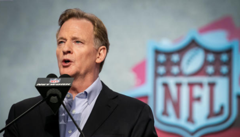 NFL Commissioner Roger Goodell And Business Man