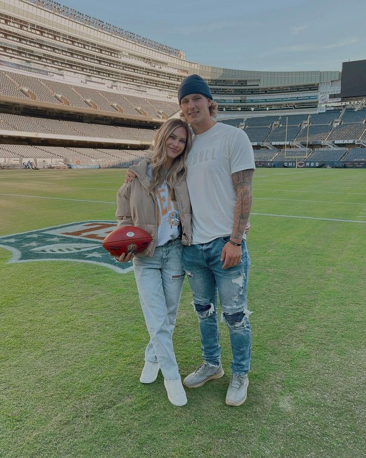 Tyson And Maggie Together After A Game