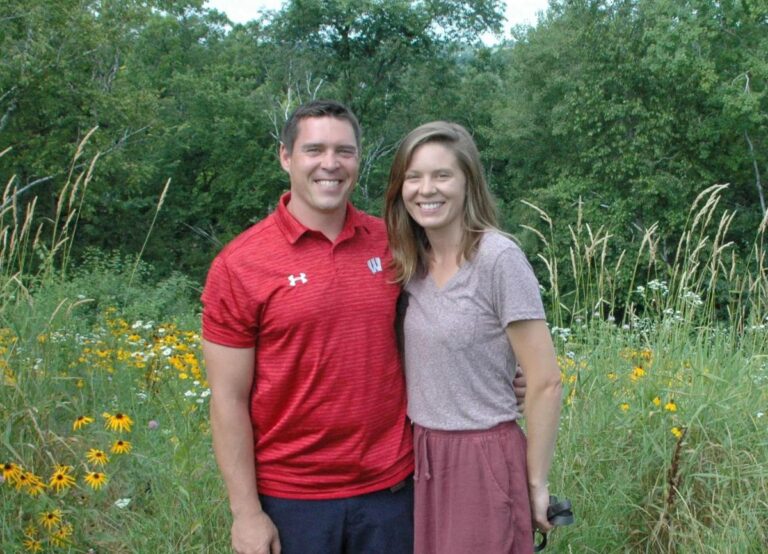 Jim Leonhard With His Wife
