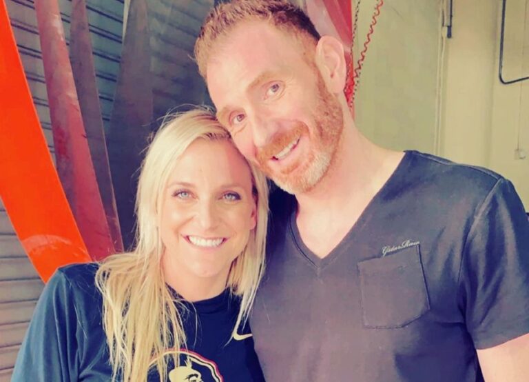 Brooke Wyckoff With Her Husband