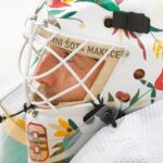 Marc Andre Fleur Wore The Custom Mask During The Warm-Up Match