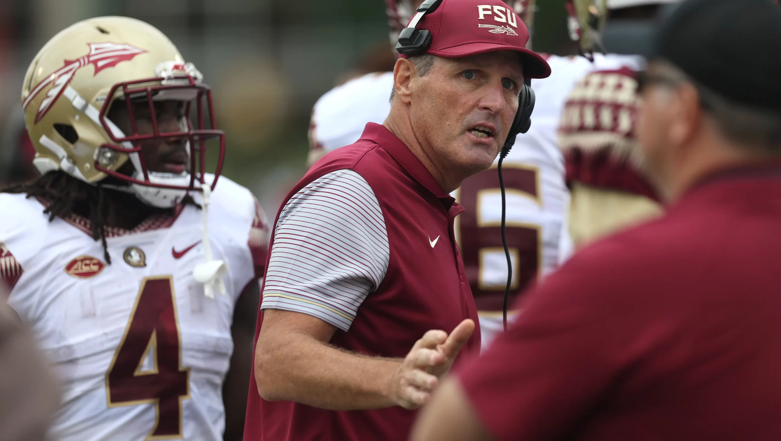 Veteran Coach Brewster With The Florida State University