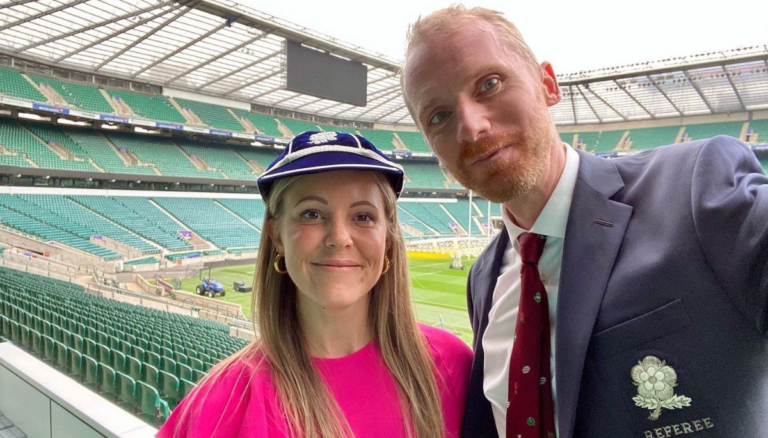 Wayne Barnes Wife Polly Barnes Is The Co-Founder of The Women's Rugby Association