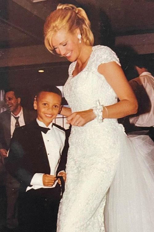 Stephen Curry Pictured At Michelle And Greg's Wedding In 1996