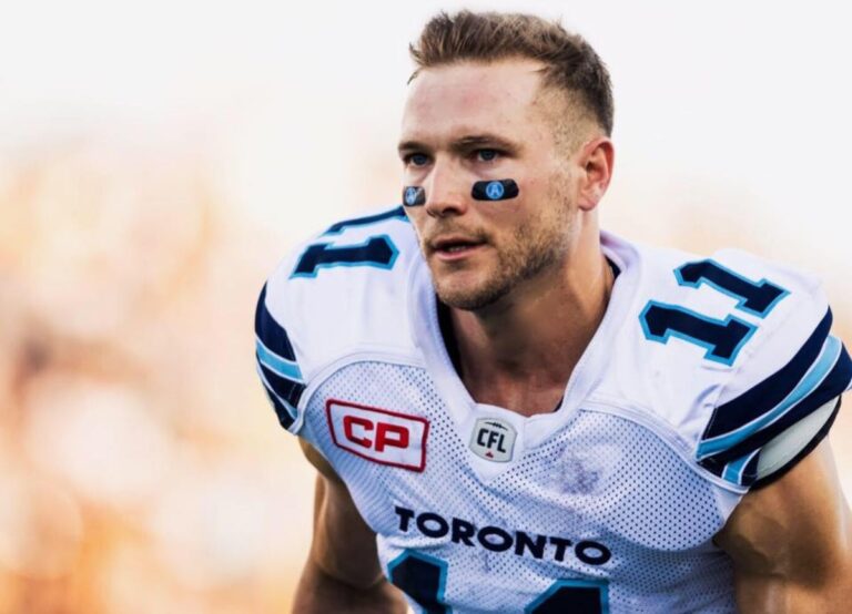Devon Wylie Pictured During His Time In The CFL In 2016