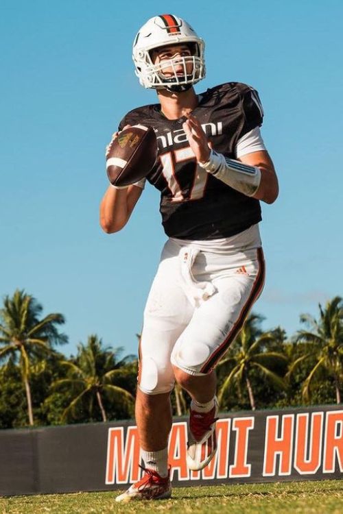 Emory Pictured During Miami's Practice Session Earlier This Year In March 