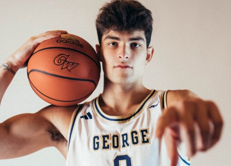 Garrett Johnson Made His Collegiate Debut For GW On November 7, 2023 After Two-And-A Half Year Absence From The Court