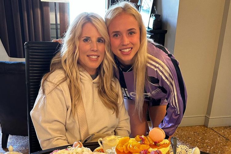 Hailey Van Lith Pictured With Her Mother, Jessica Van Lith Earlier This Year In June 